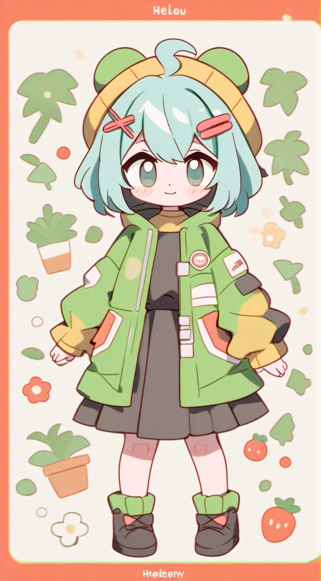 ai character: Hazel background