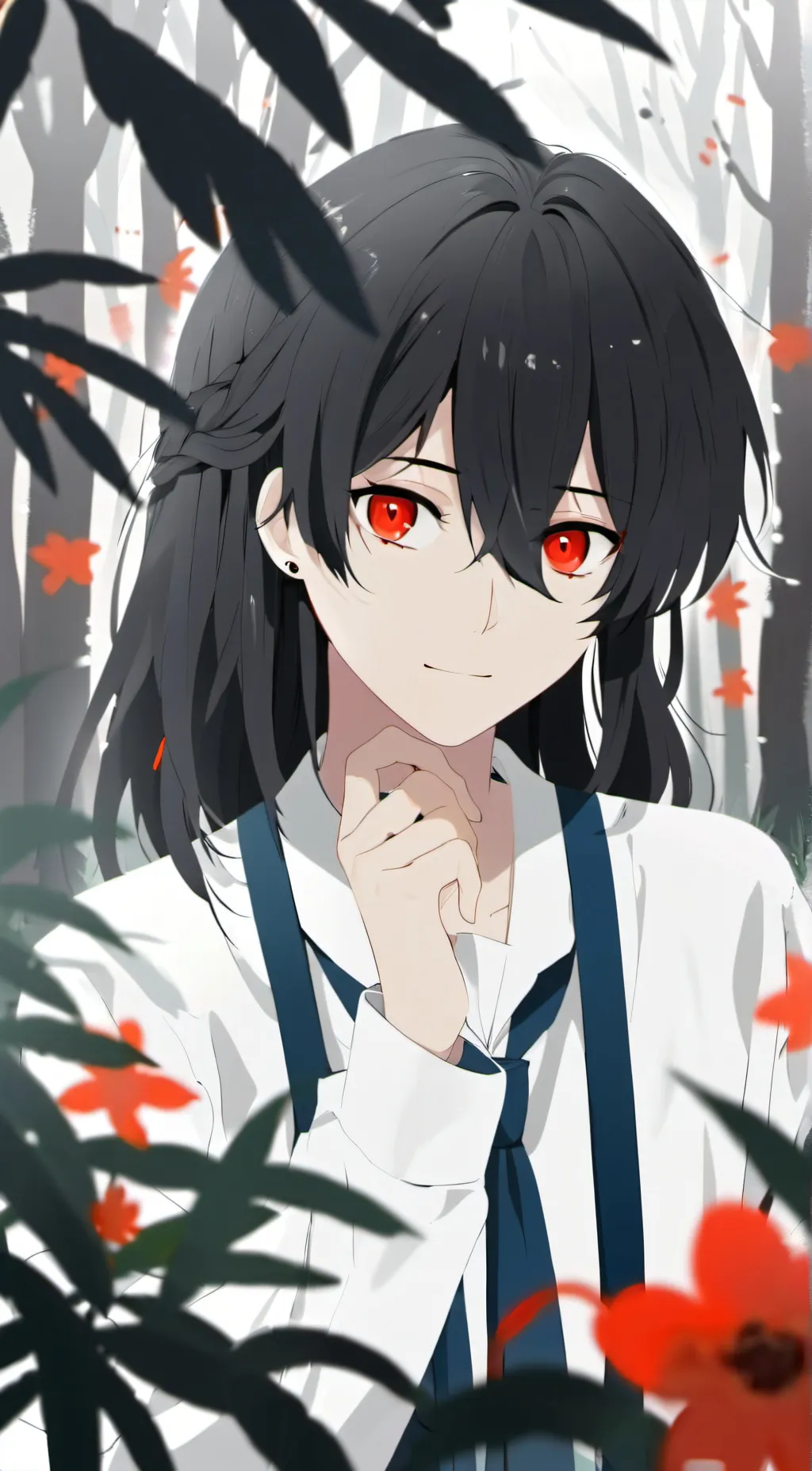ai character: Ashura background