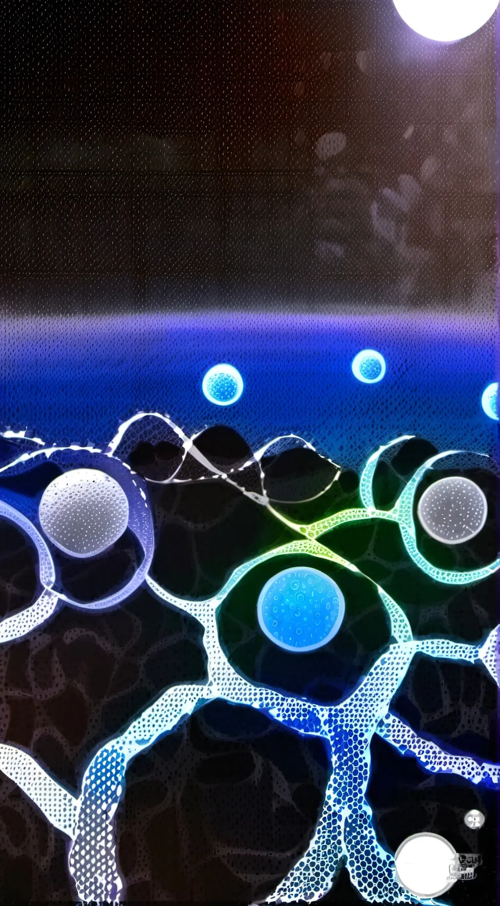 ai character: solar balls<3 background