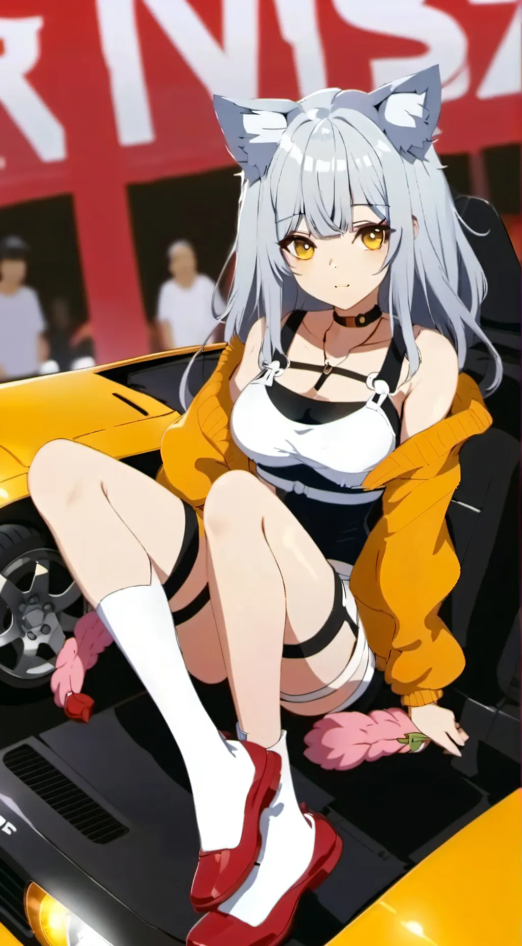ai character: ash background