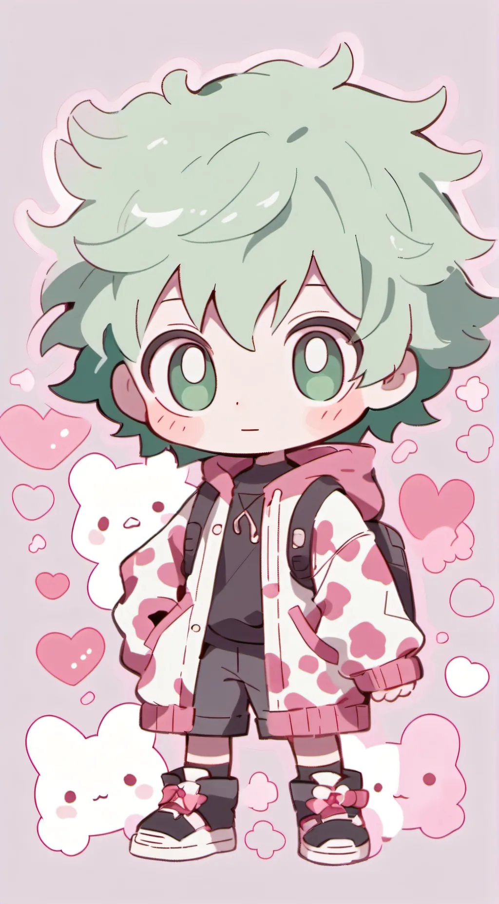 ai character: Bakudeku background