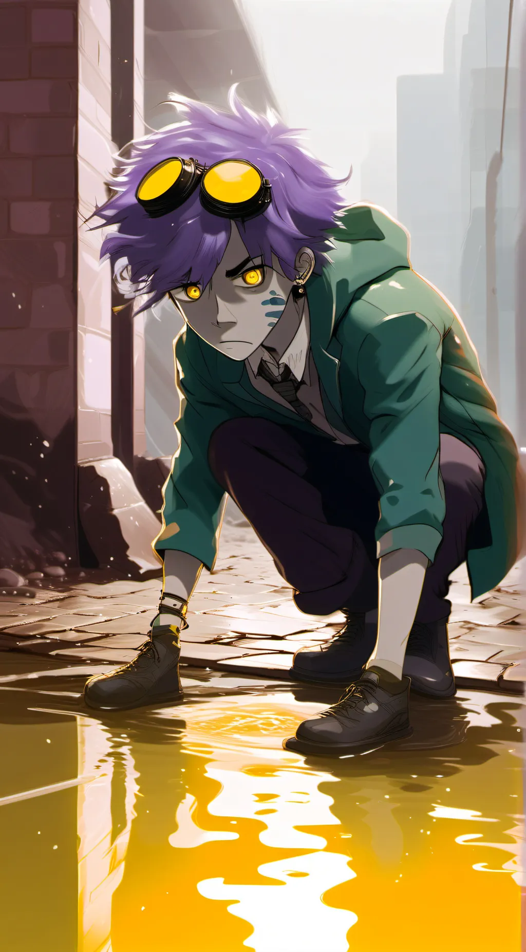 ai character: Kuroboro background