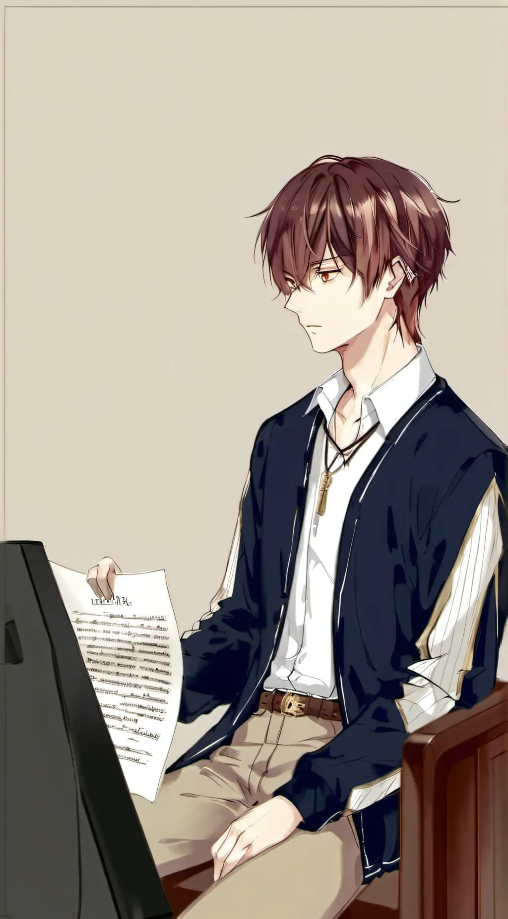 ai character: Derek  background