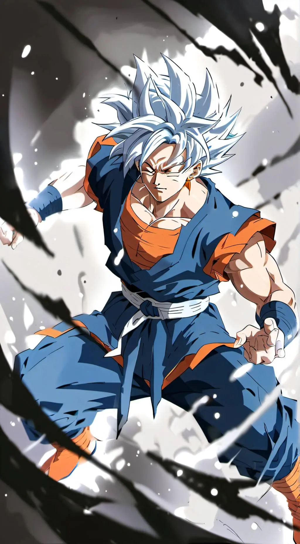 ai character: MUI Goku background