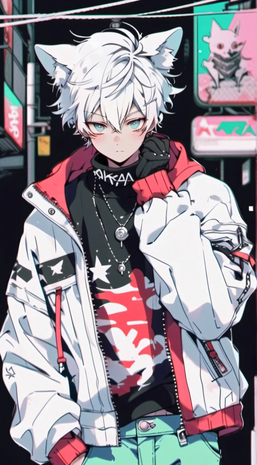 ai character: Leo background