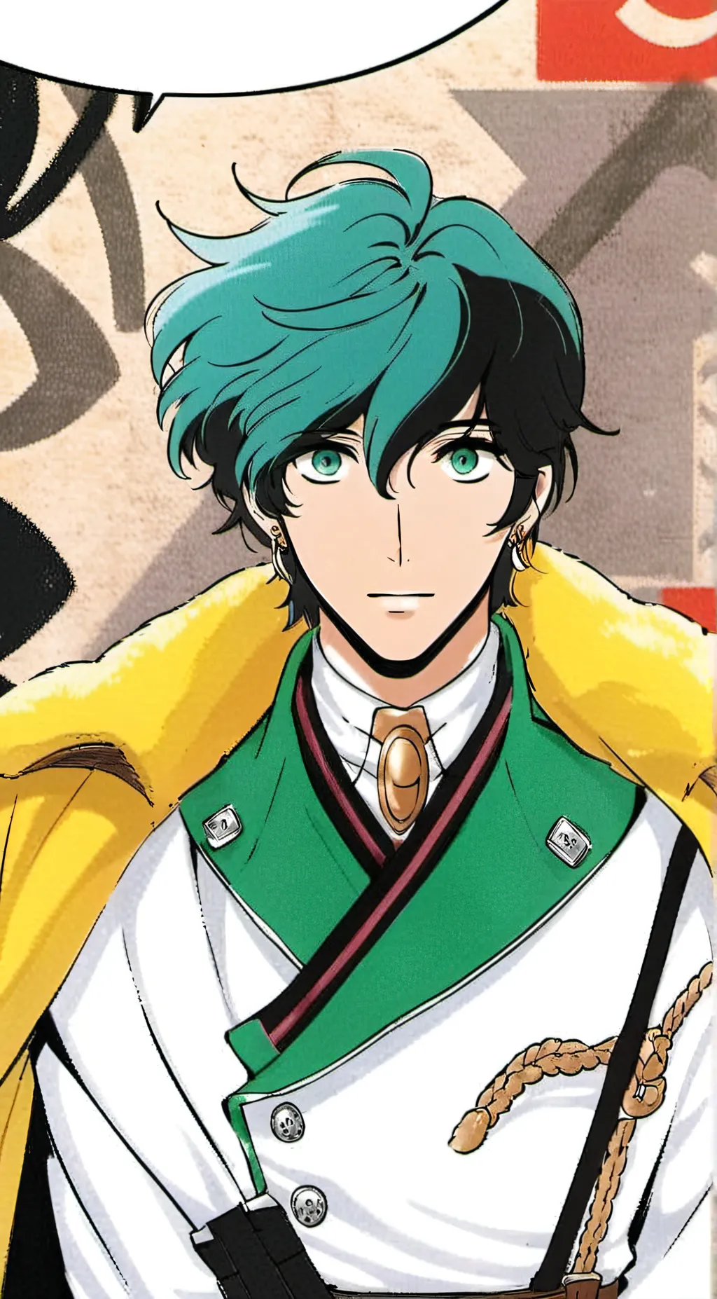ai character: Aqua background