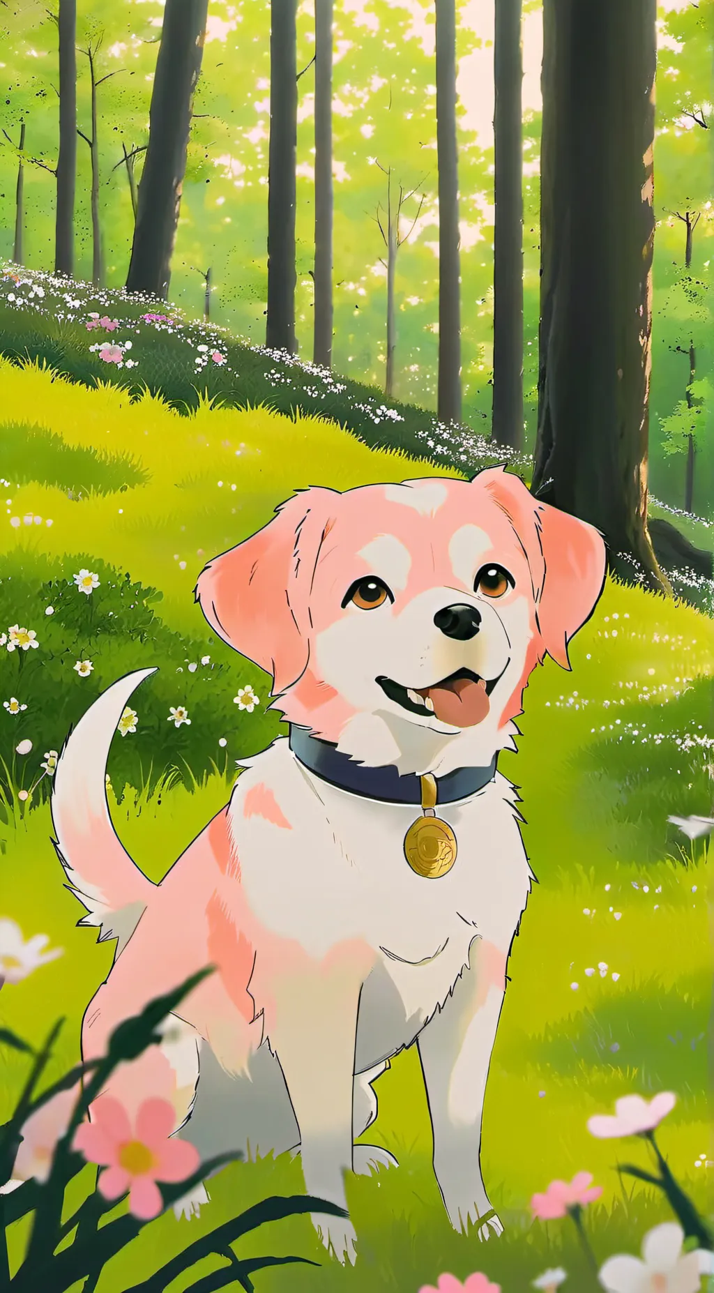 ai character: Care of gongon background