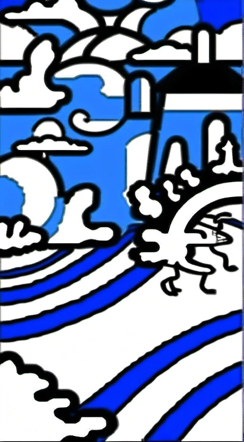ai character: Four(BFB) background