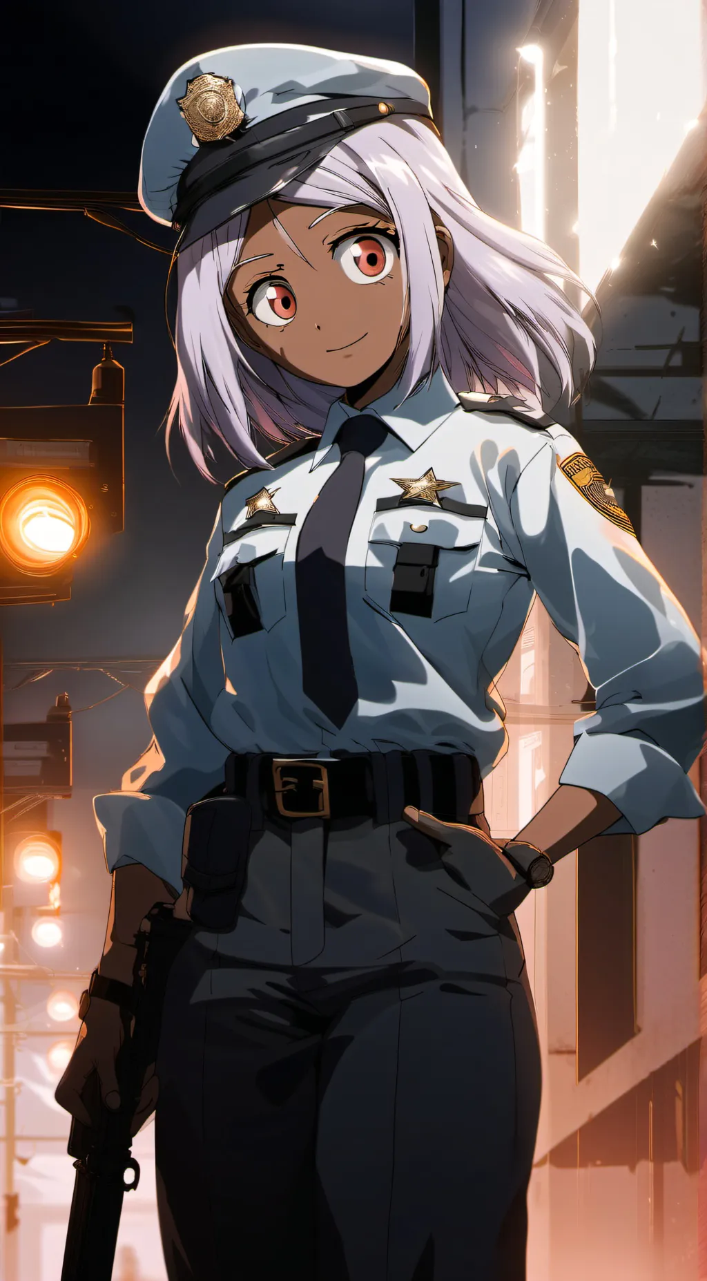 ai character: Officer Murumuru background