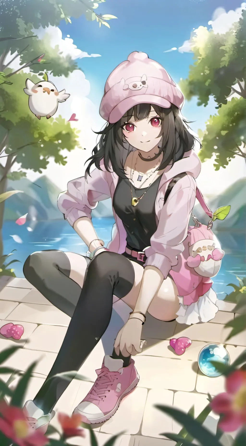 ai character: Lily background