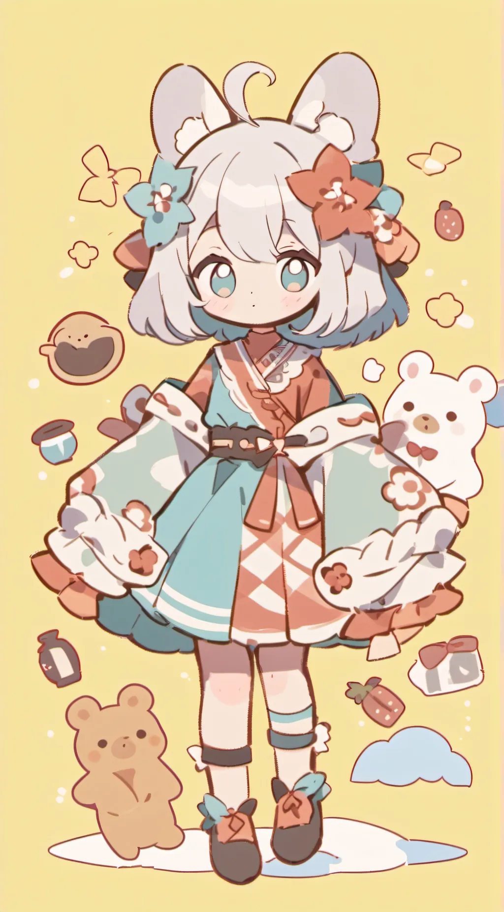 ai character: Serena background
