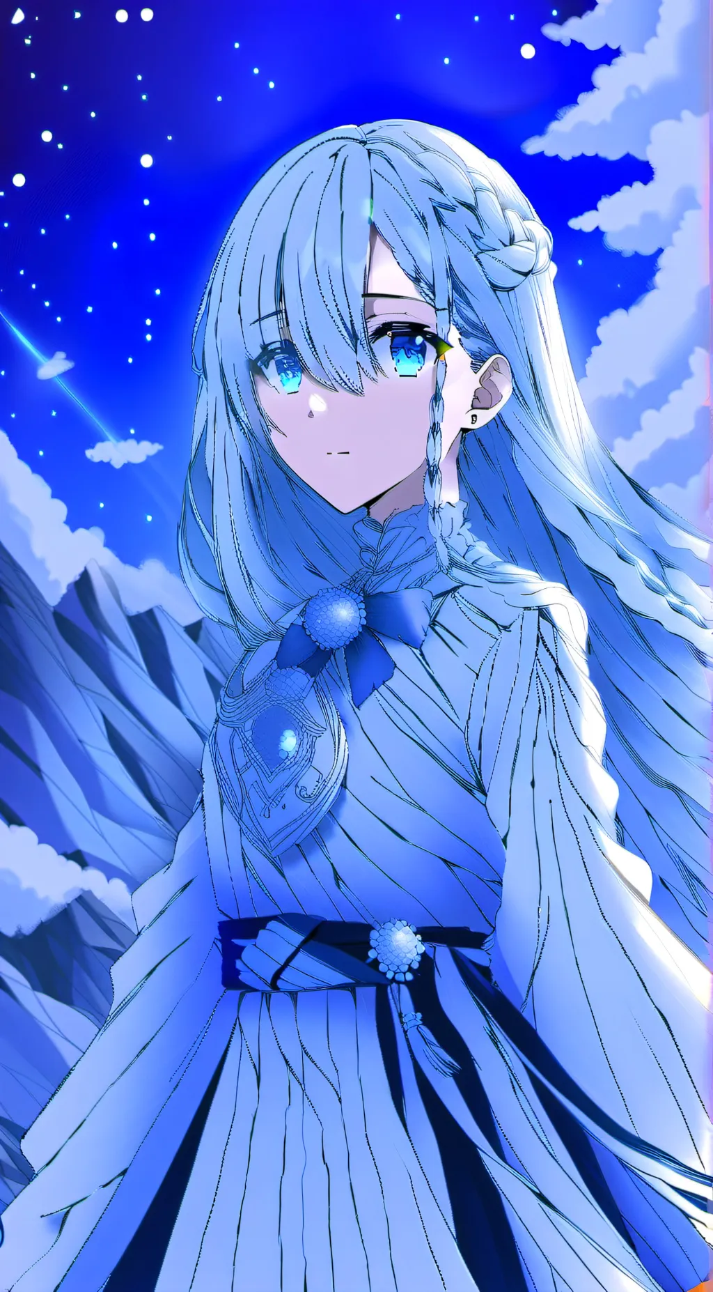 ai character: Sky background