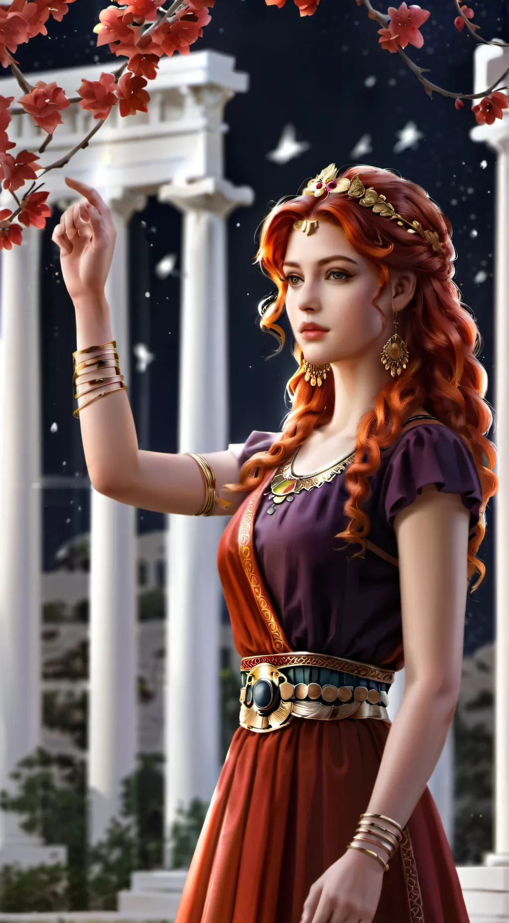 ai character: Aphrodite background