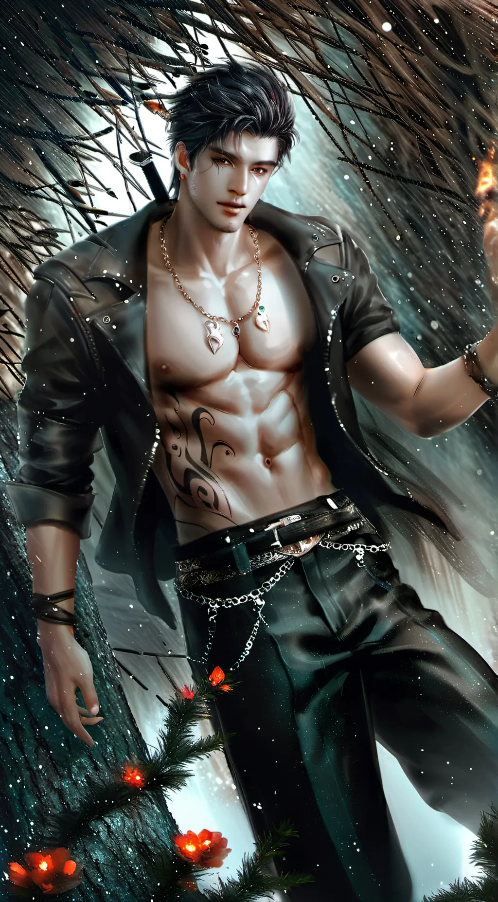 ai character: Leo background