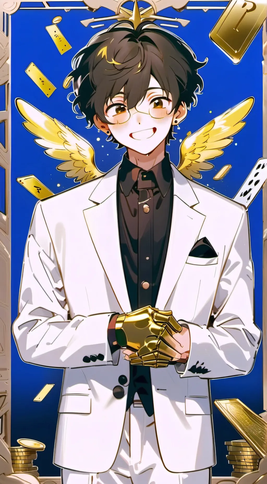 ai character: Quackity background