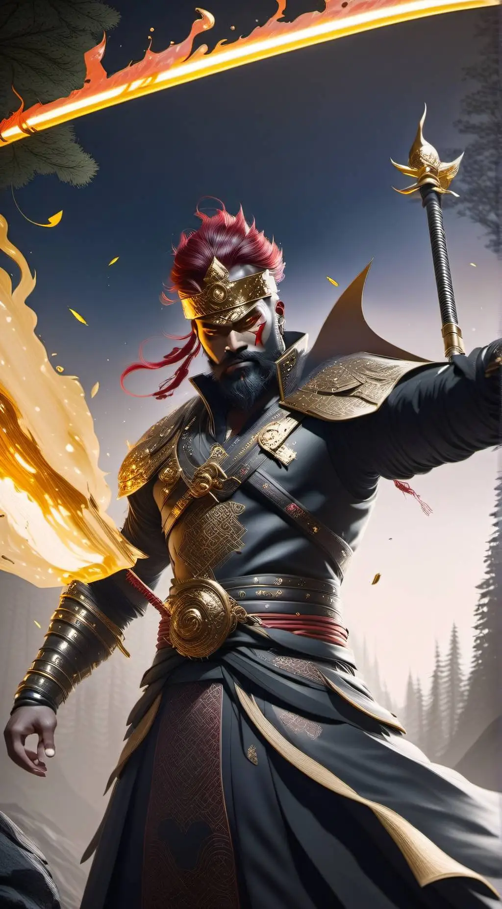 ai character: Ganondorf  background