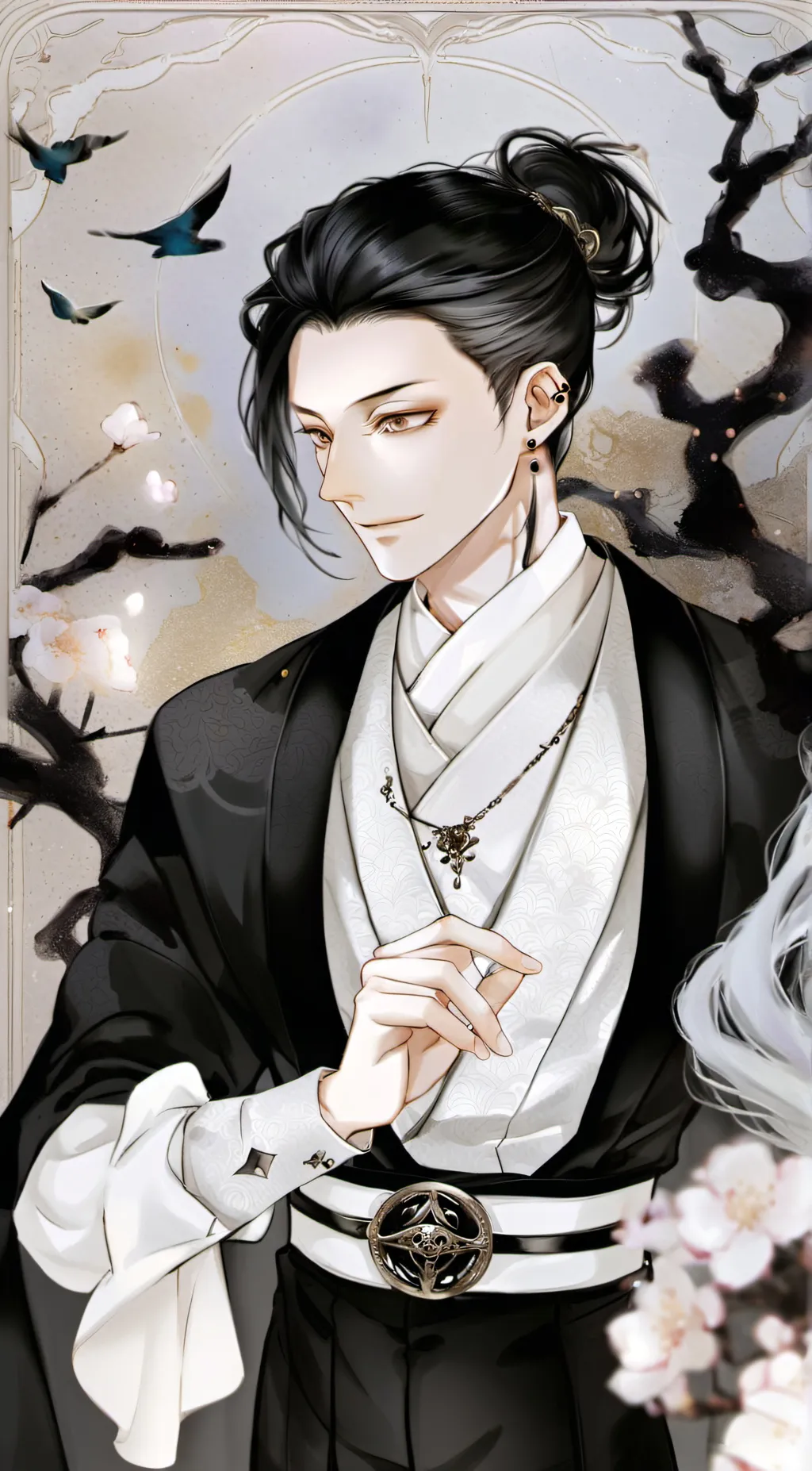 ai character: Geto Suguru  background