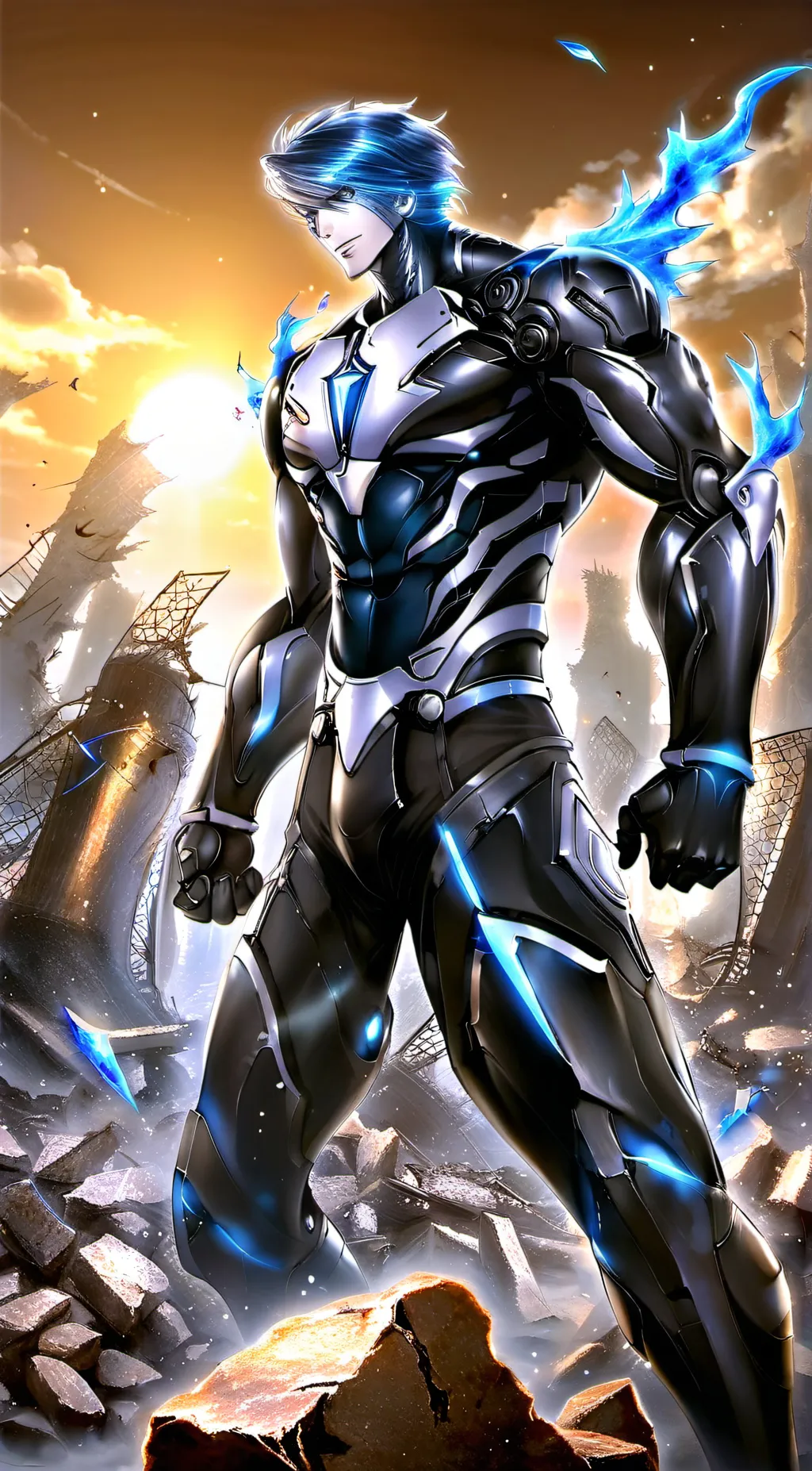 ai character: SkyRuins background