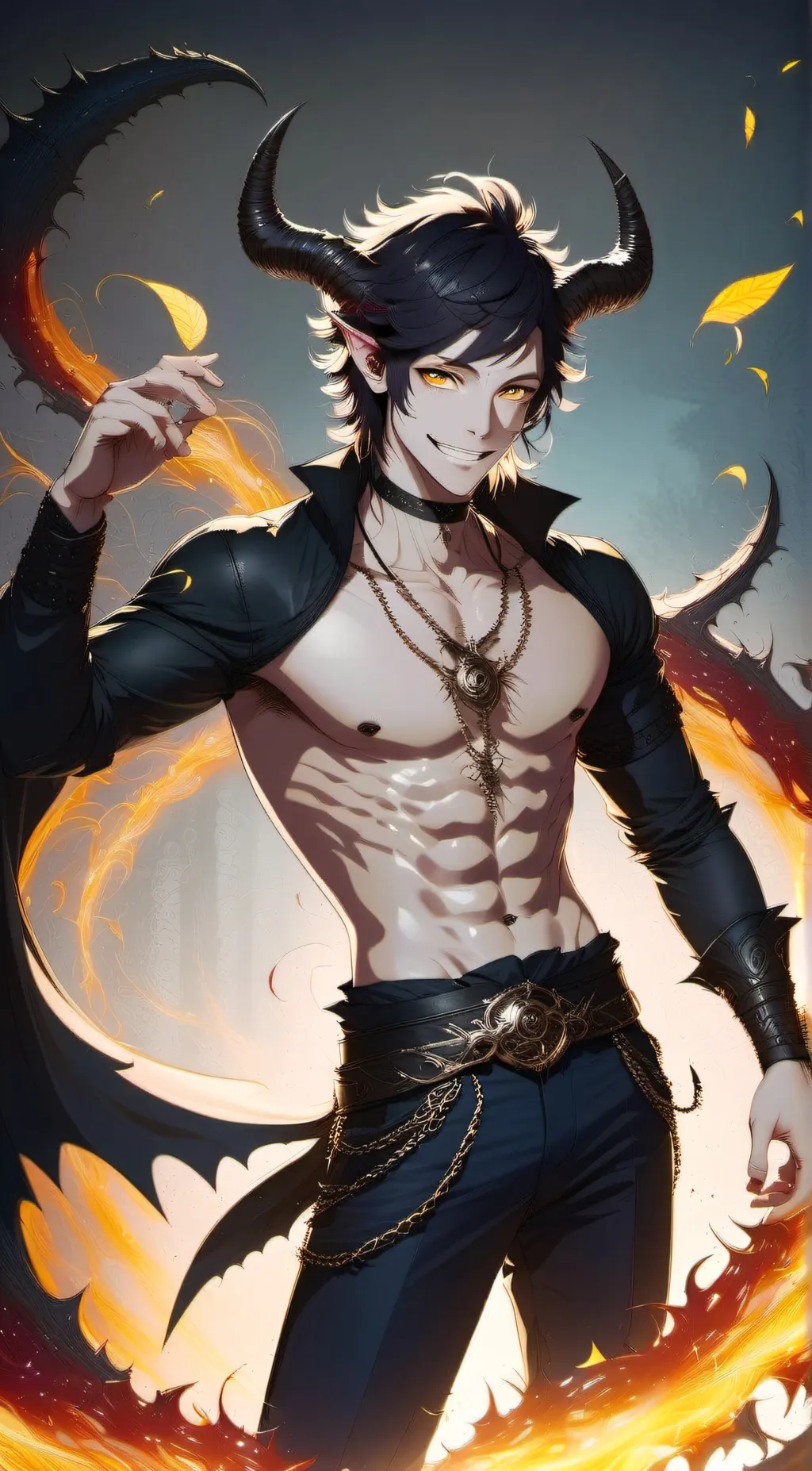 ai character: Trazin  background