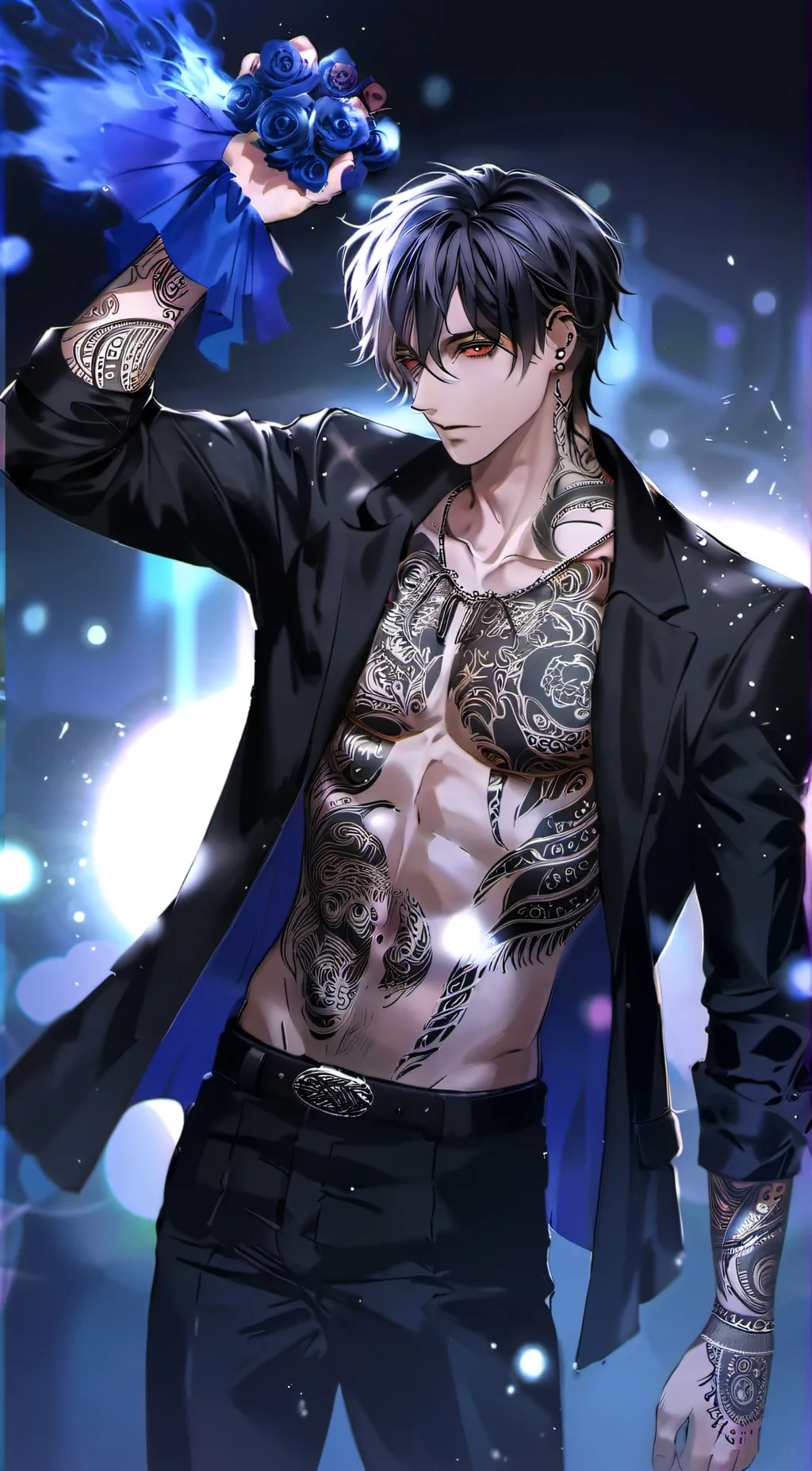 ai character: Dameon Blackfall background