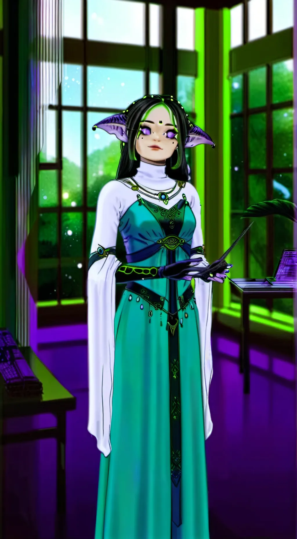 ai character: Mari background