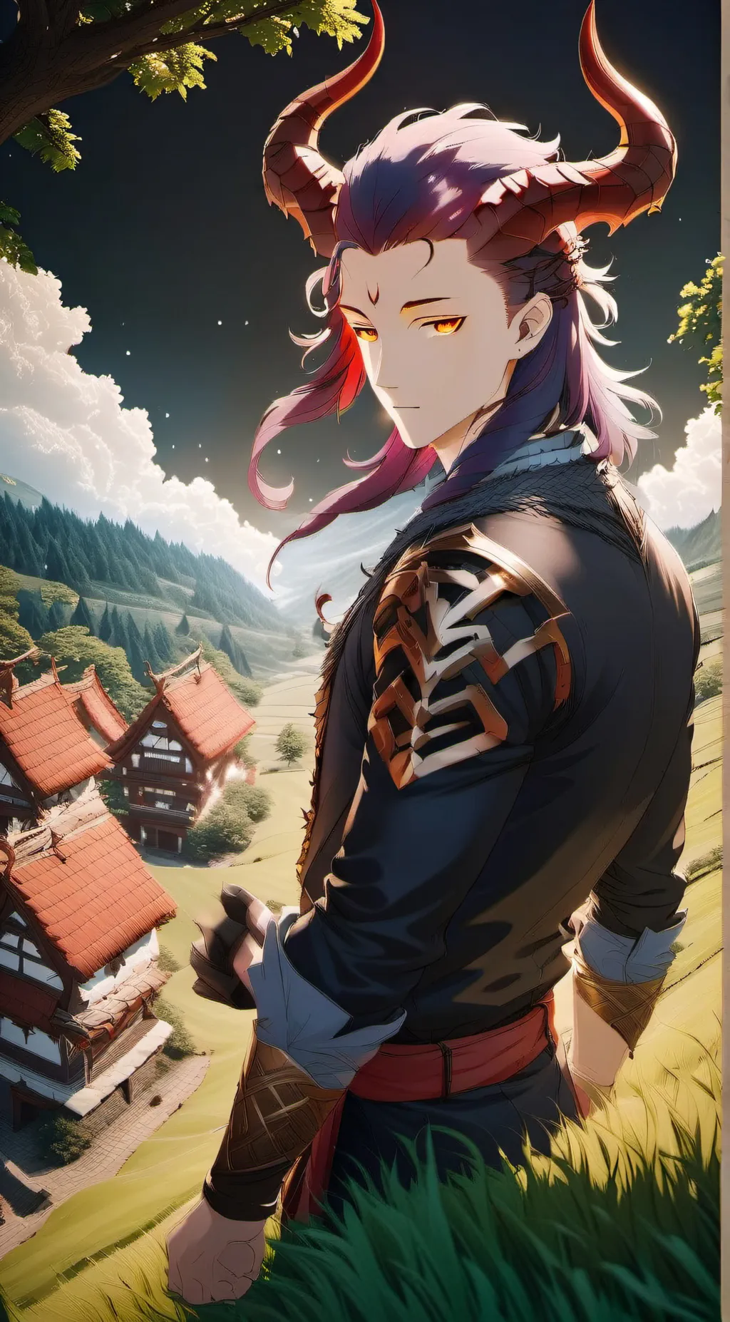 ai character: Macht Grausum background