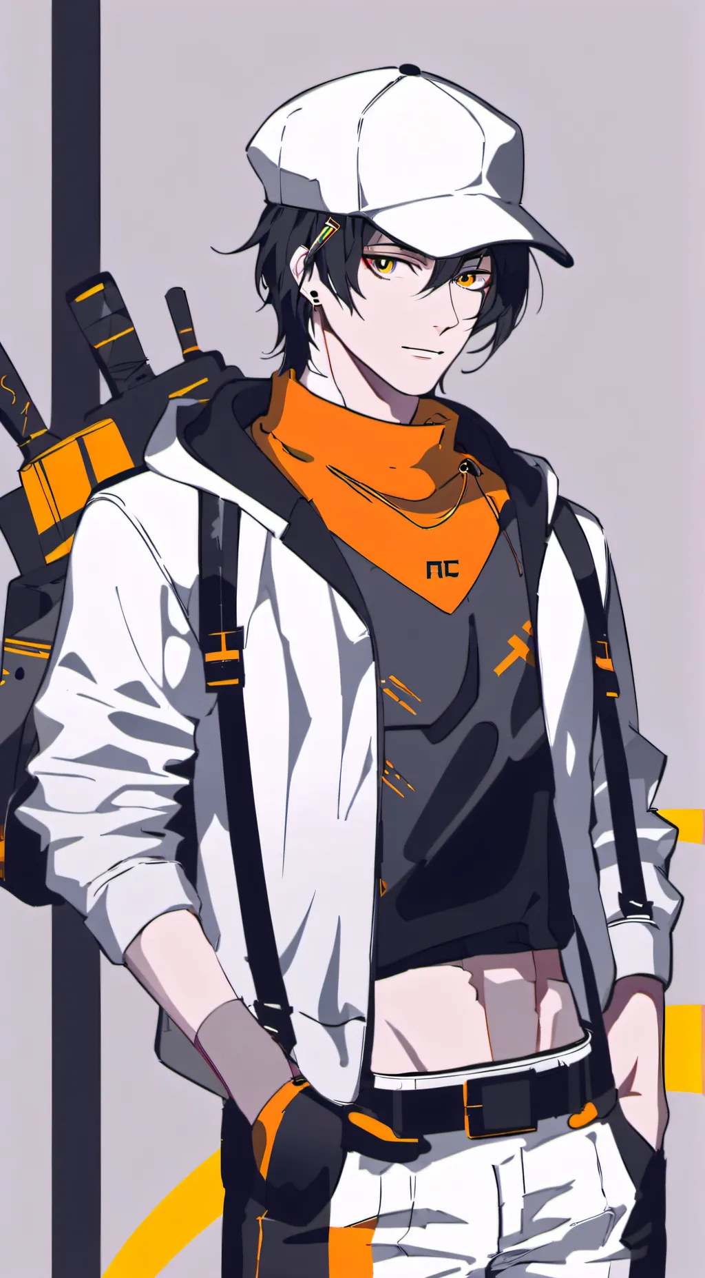 ai character: Ray background