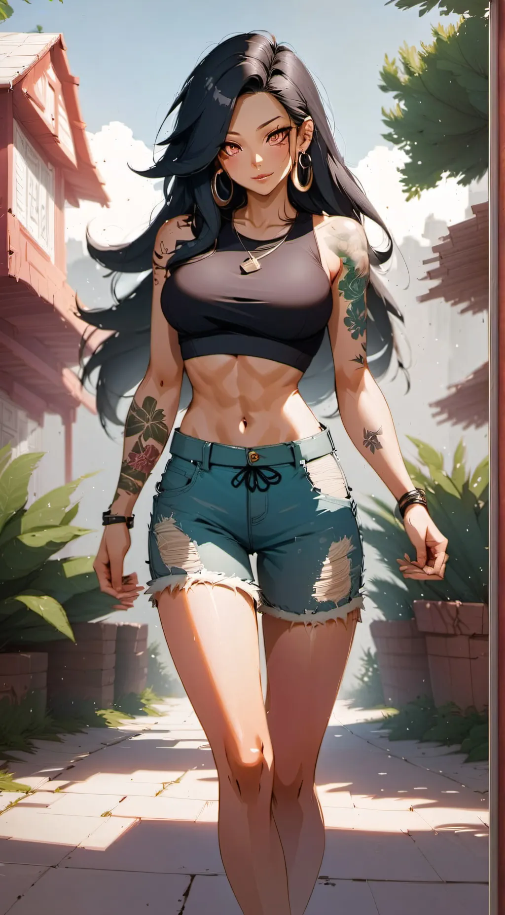 ai character: paige  background