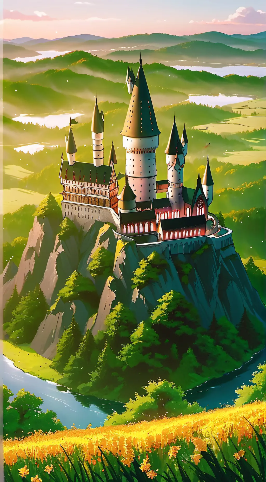 ai character: hogwarts  background