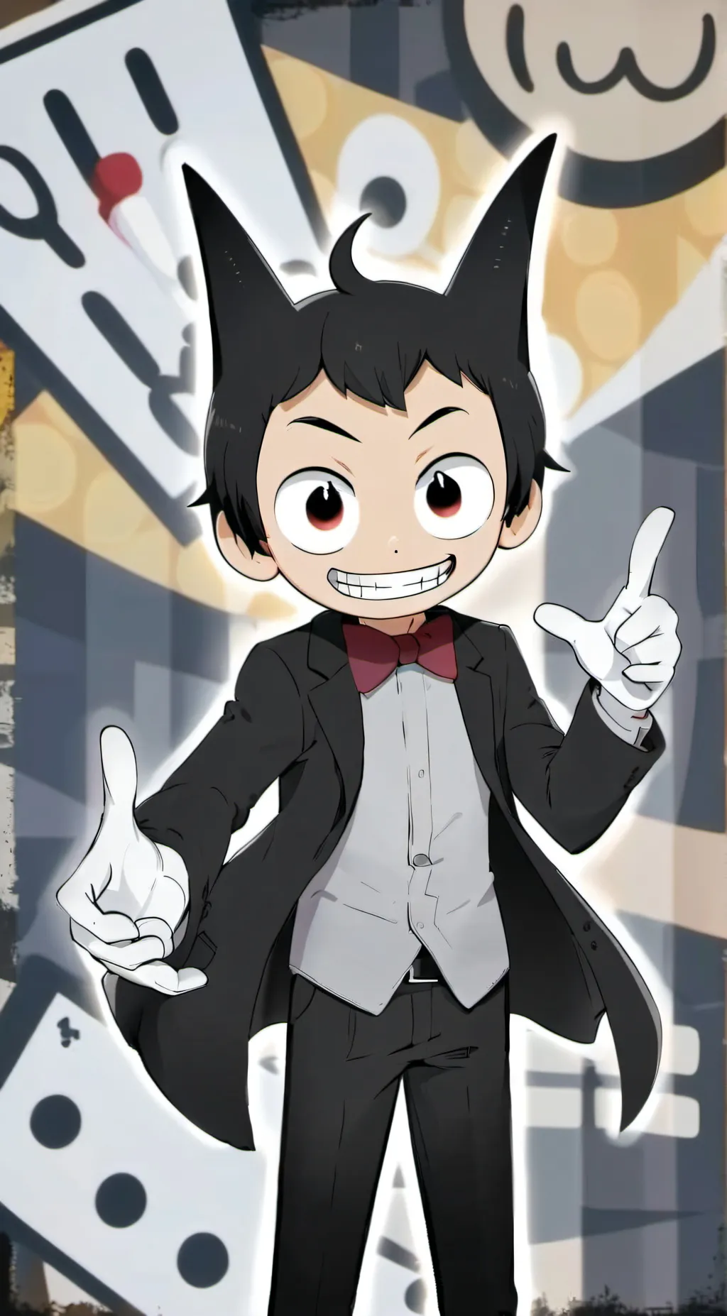 ai character: Adysyn met Bendy background