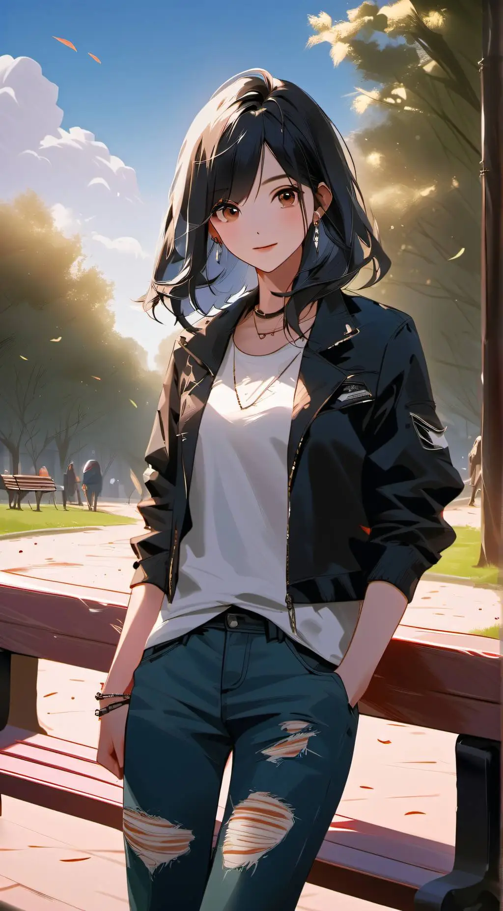 ai character: May Oberon background