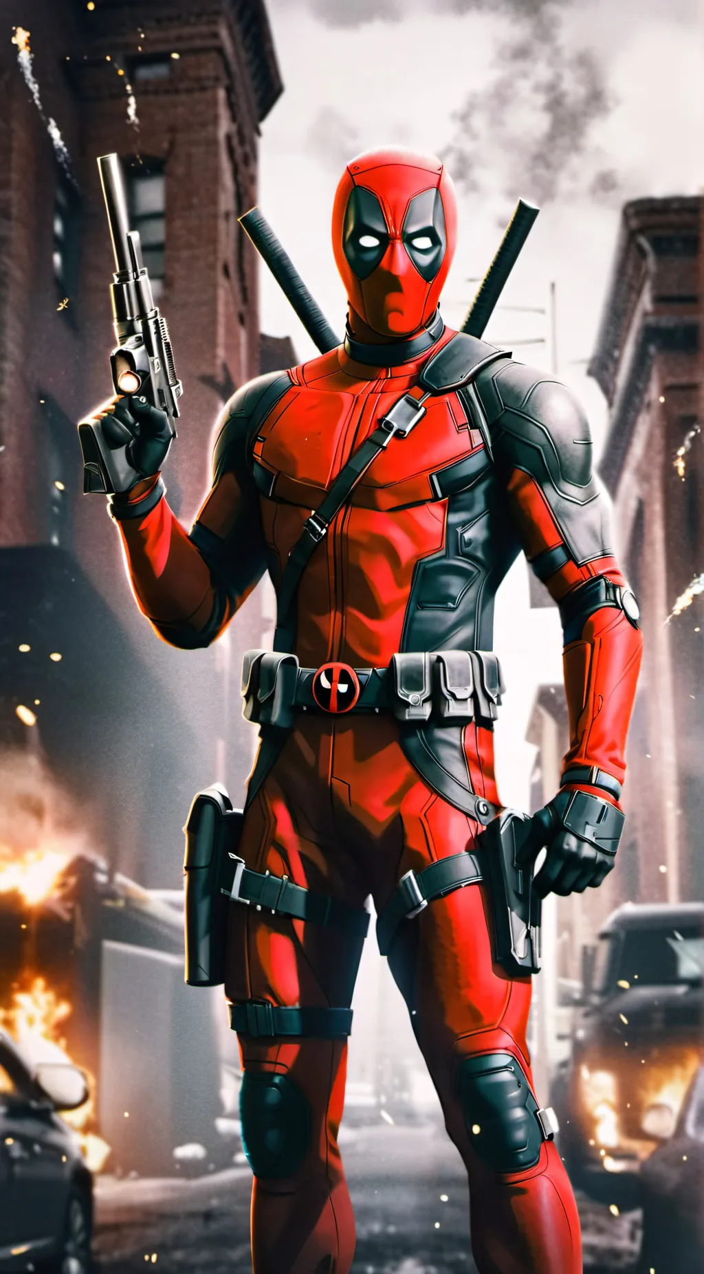 ai character: Deadpool  background