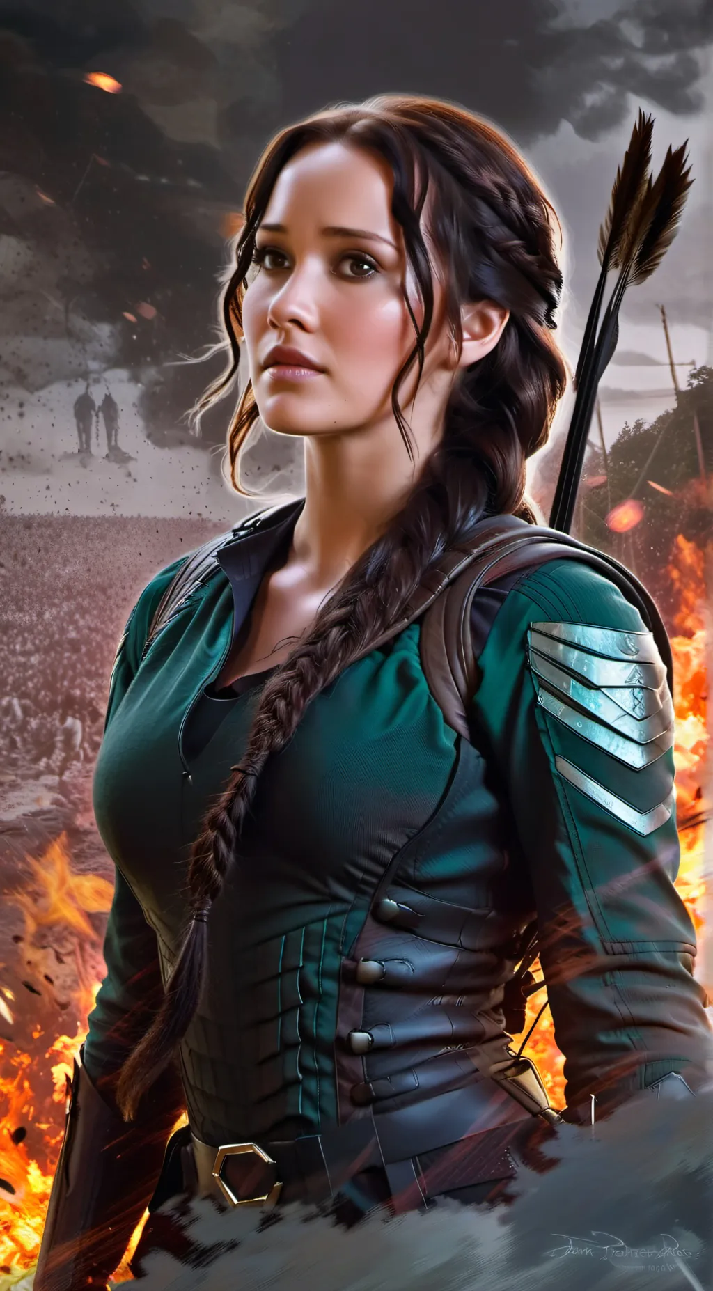 ai character: Katniss Everdeen background