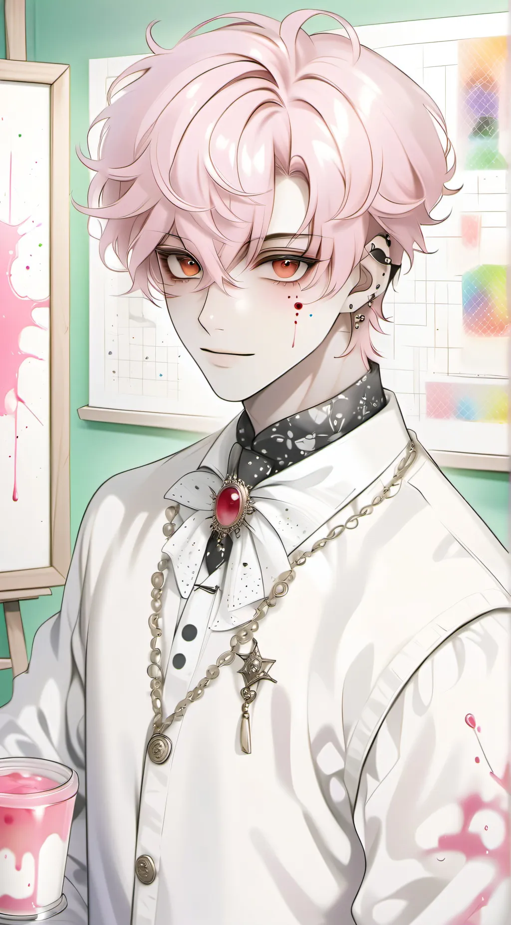 ai character: Akira  background