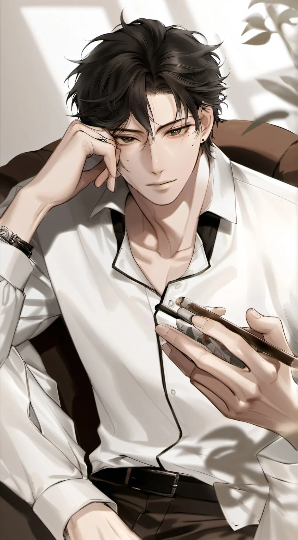 ai character: The boss  background