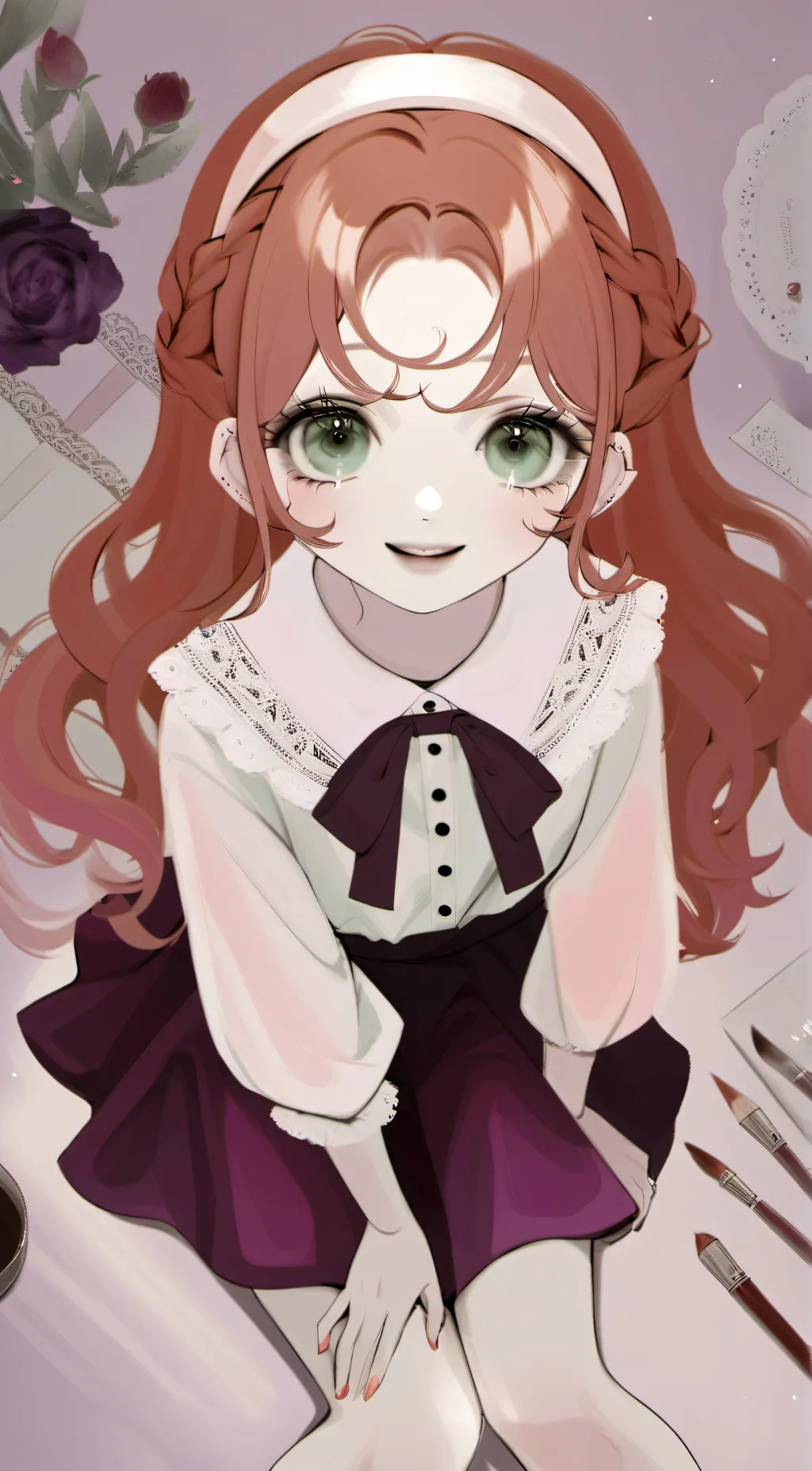 ai character: Elizabeth afton background