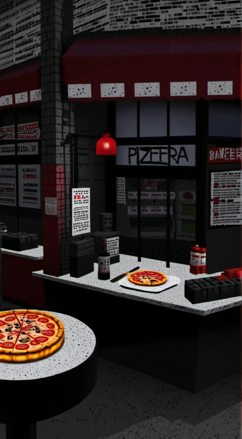 ai character: FNAF background