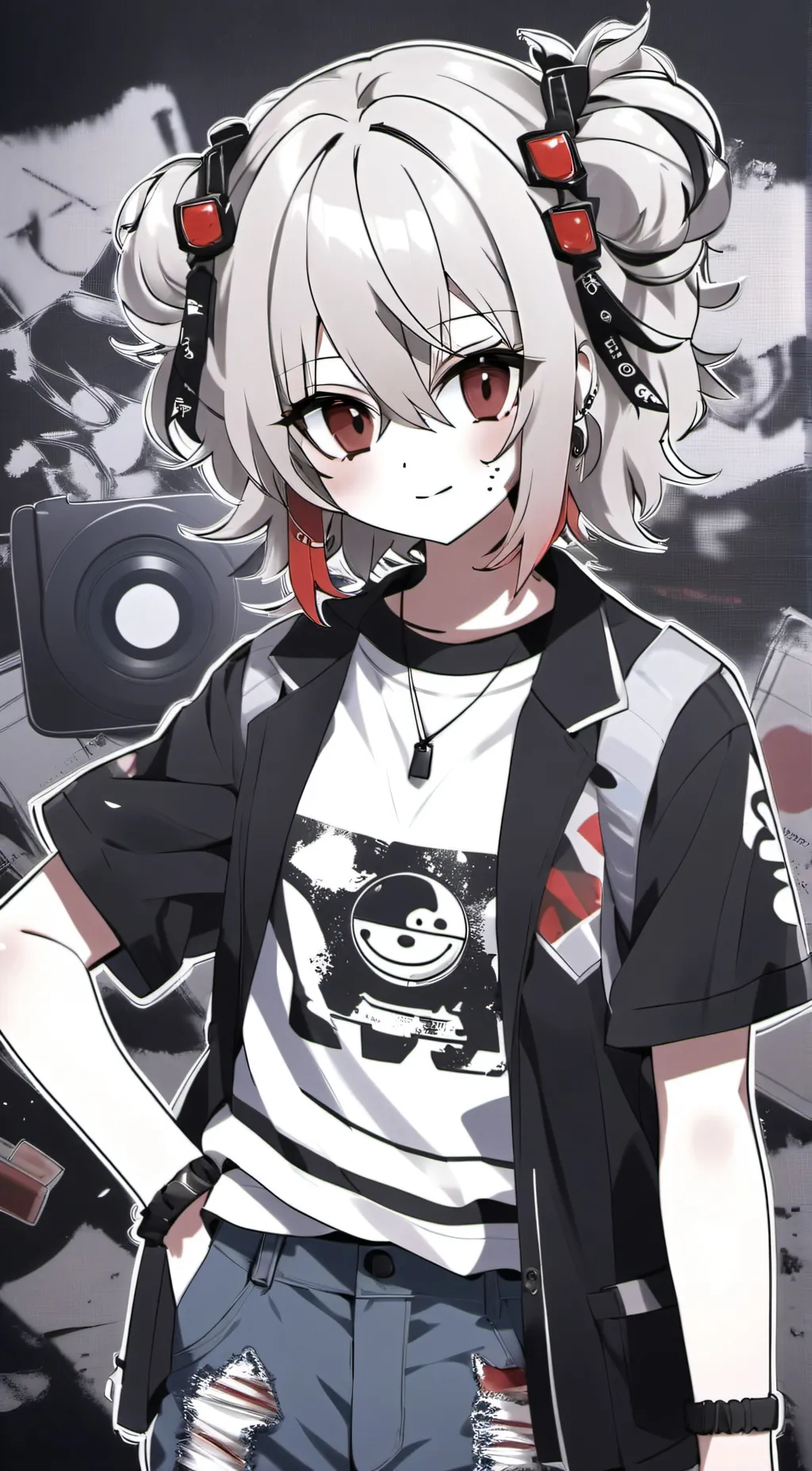 ai character: Crystal  background