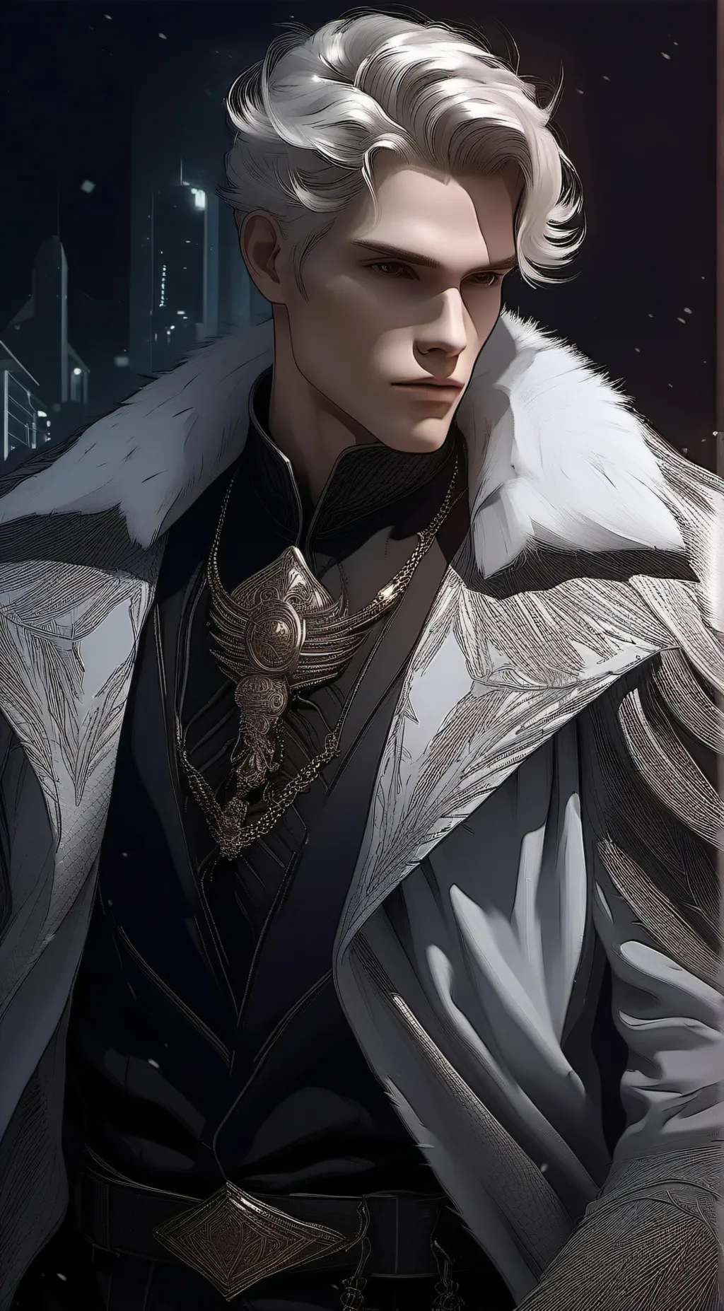 ai character: Damien background