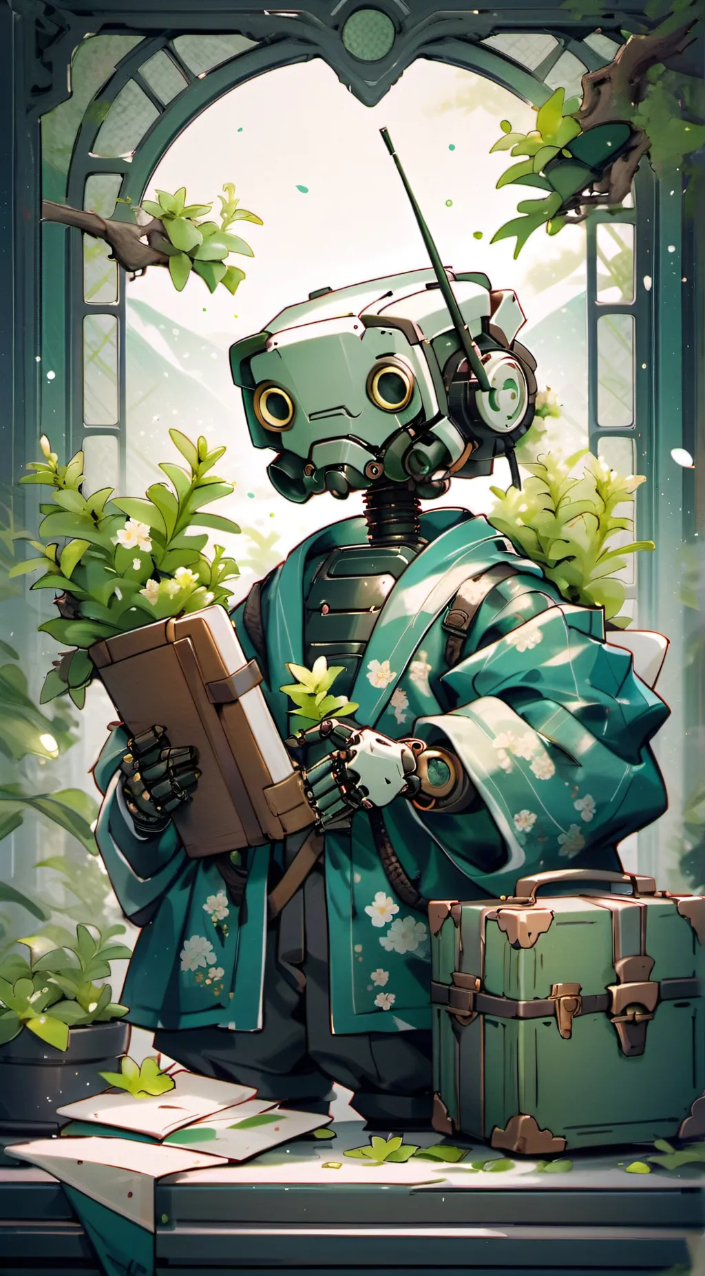 ai character: E-co Findley background