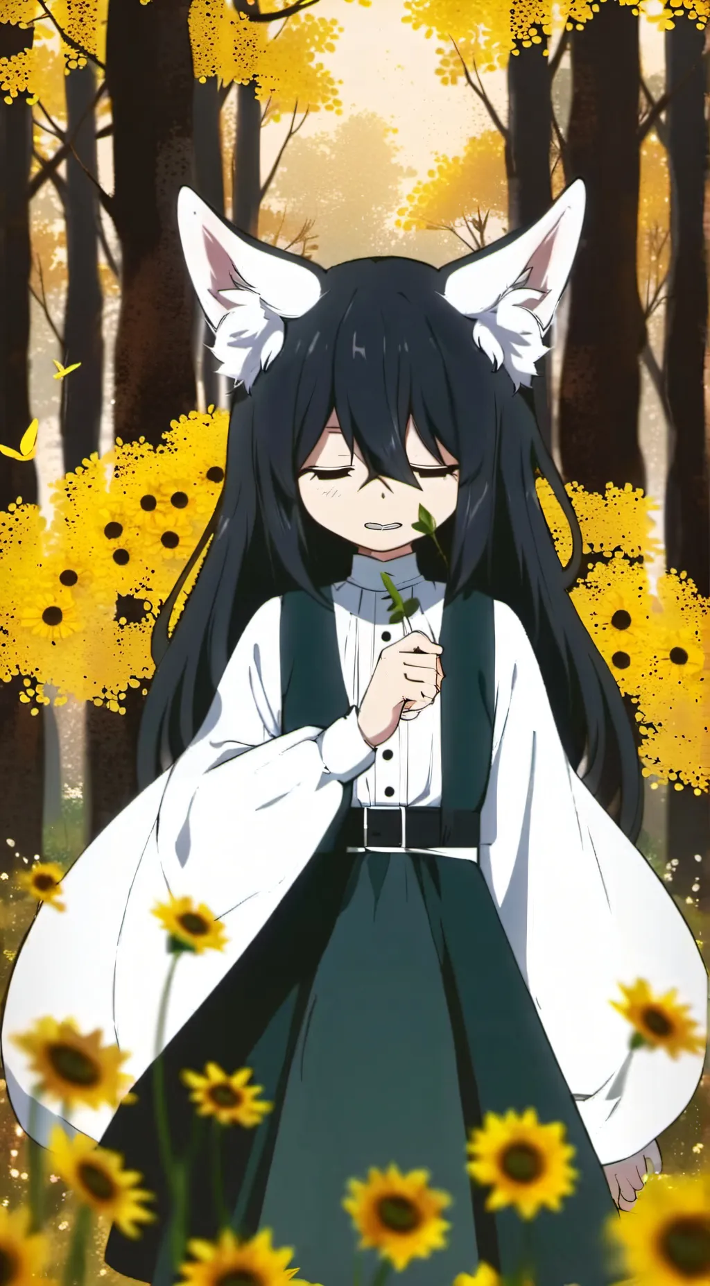 ai character: miss circle :3 background