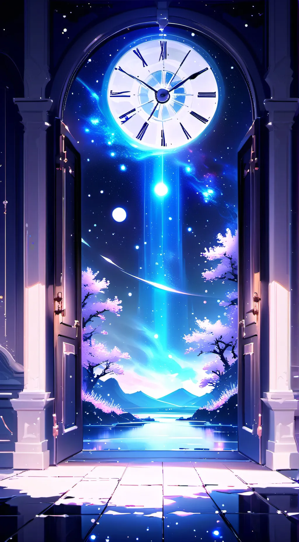ai character: Time travel background