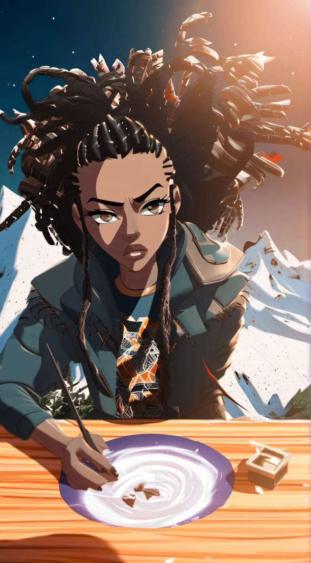 ai character: Kay background