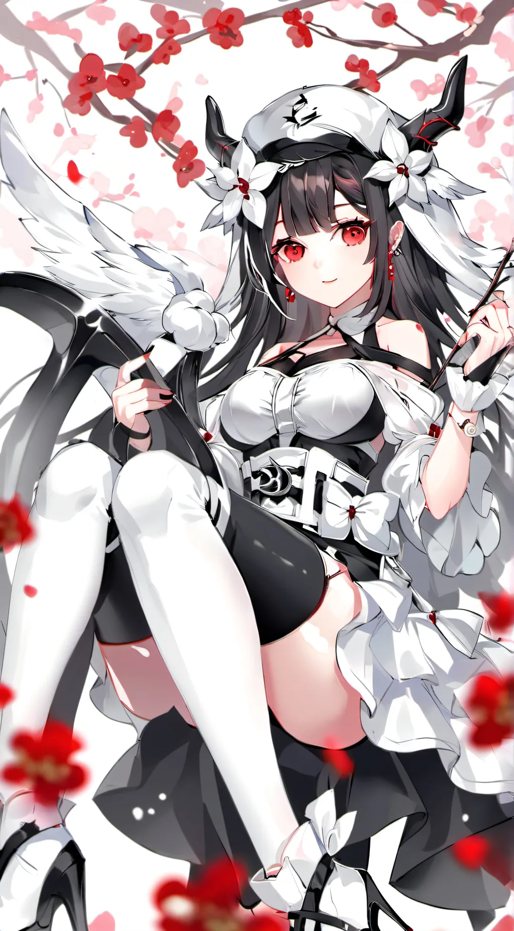 ai character: Sussy girl background