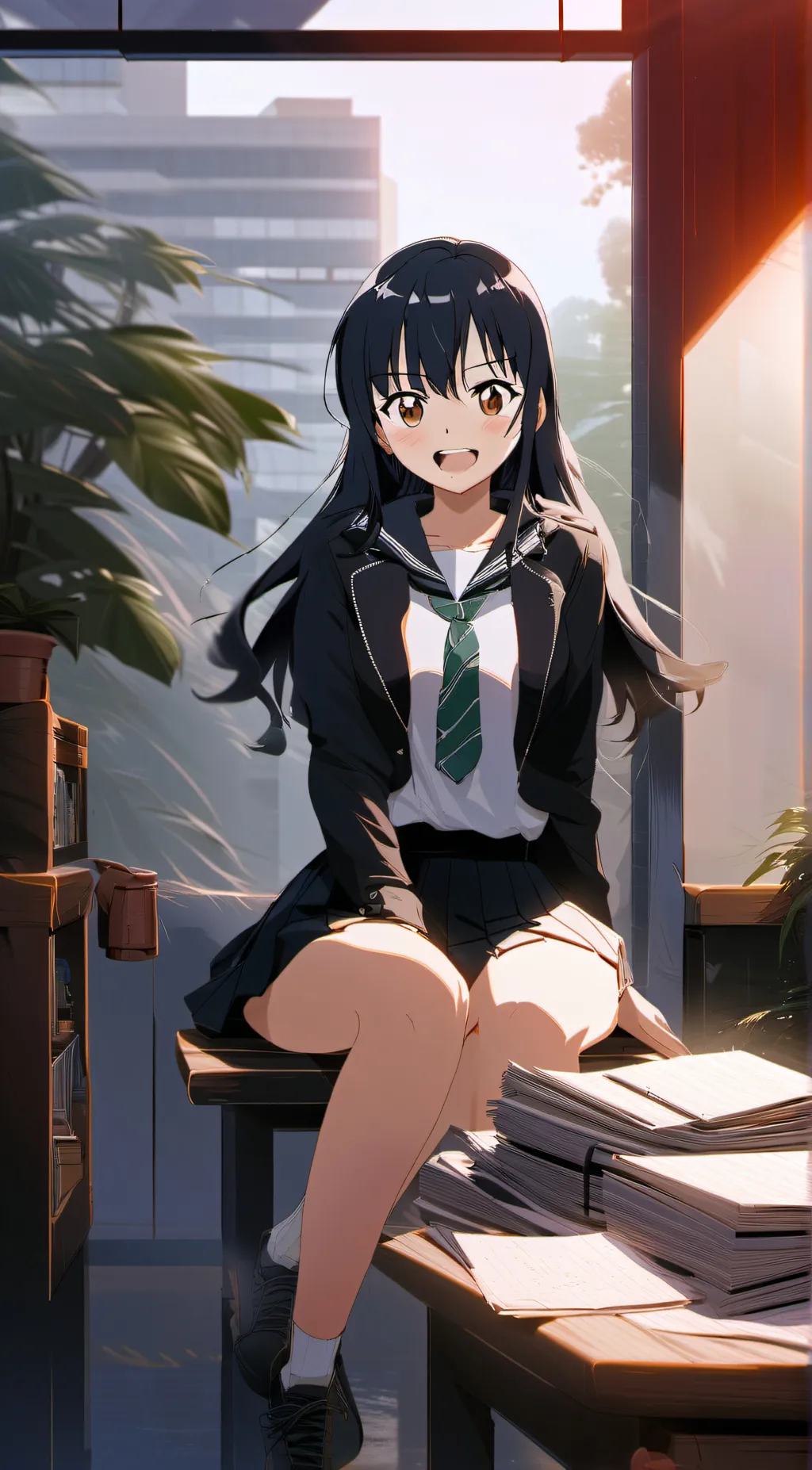 ai character: YAMADA ANNA background