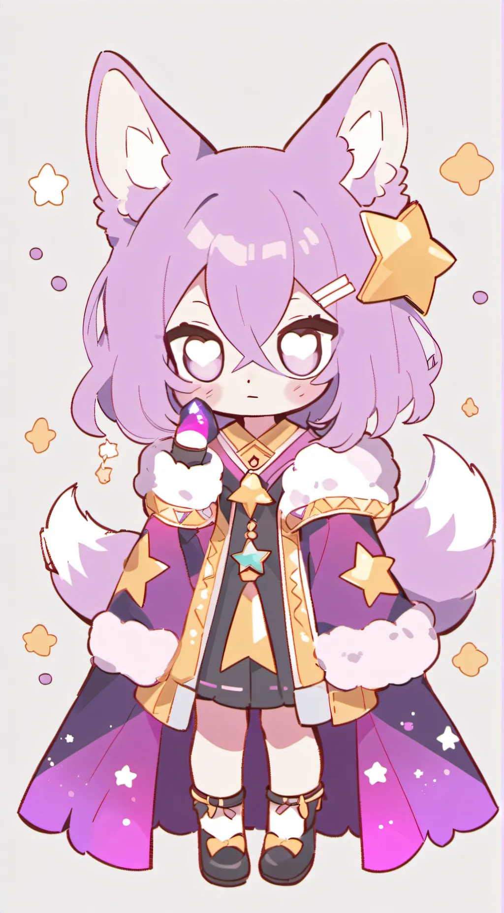 ai character: ⭐StarCat⭐ background