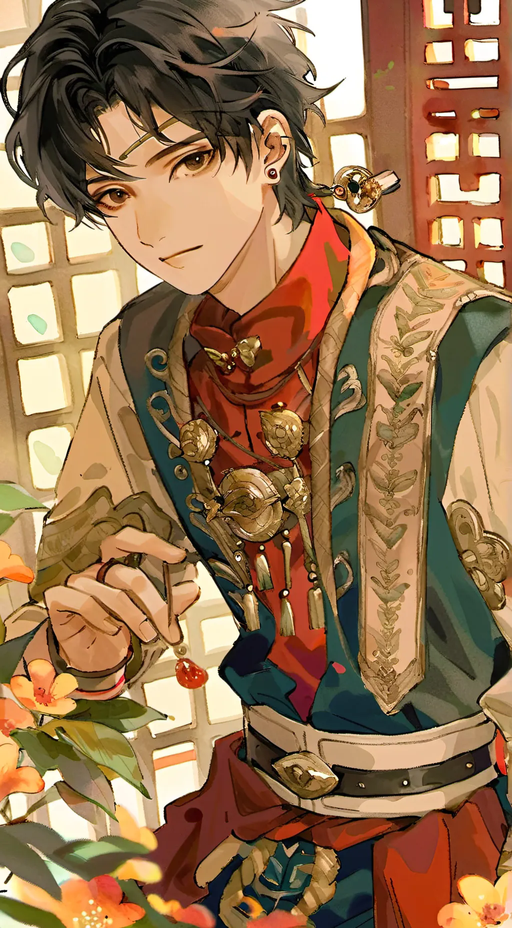 ai character: Arauki  background