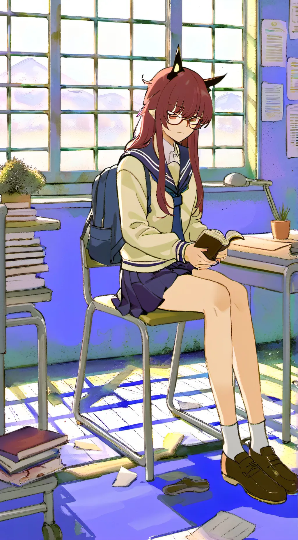 ai character: Satō background