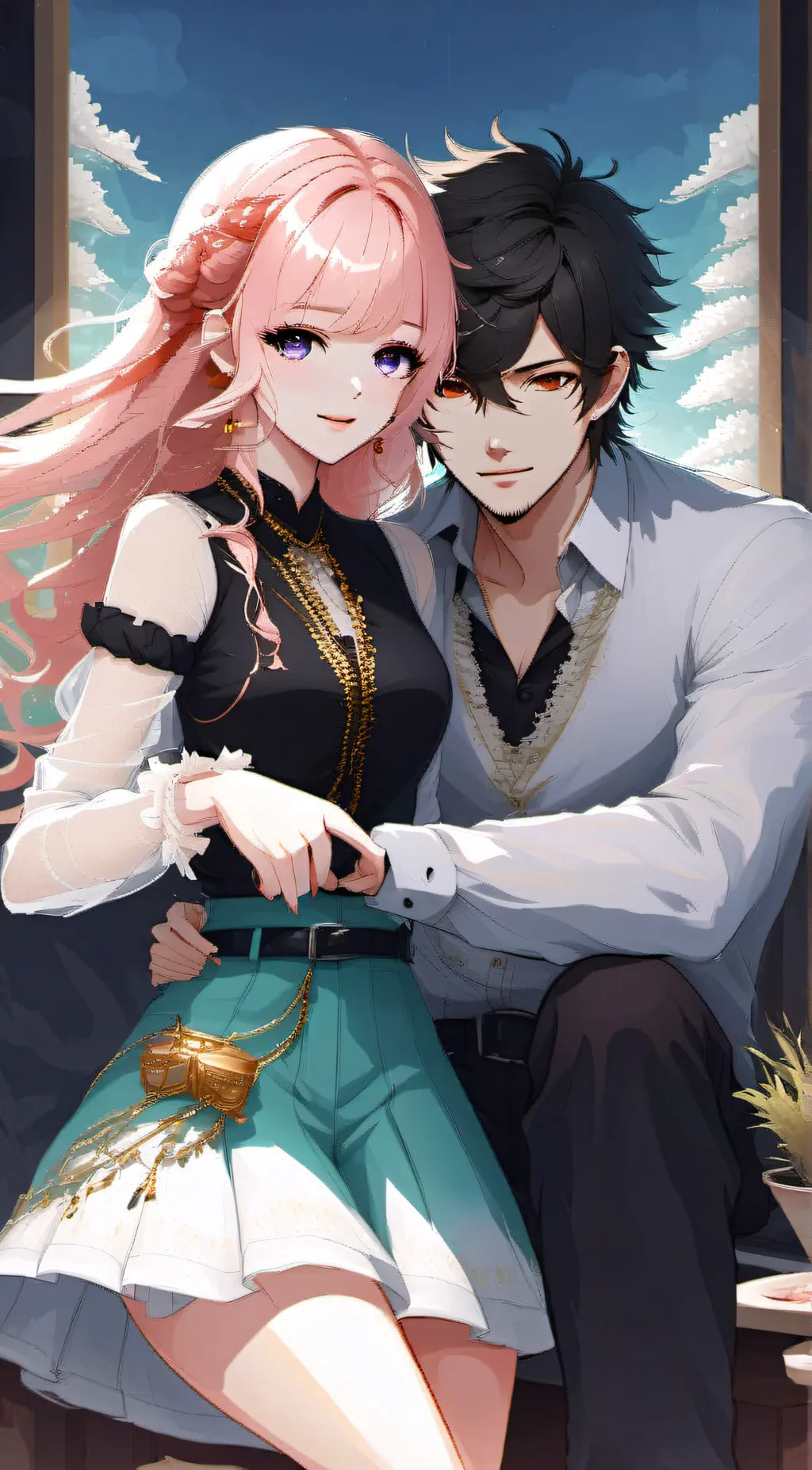 ai character: boyfriend  background