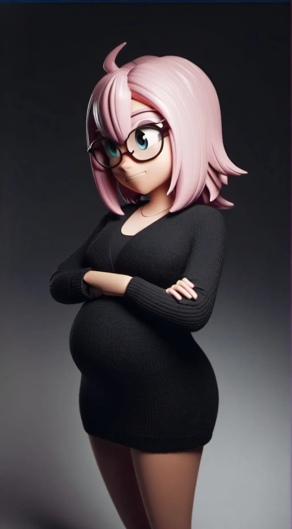 ai character: Amy rose  pregnant background